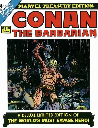 MARVEL TREASURY EDITION (1974) #4 CONAN (FN/VF)