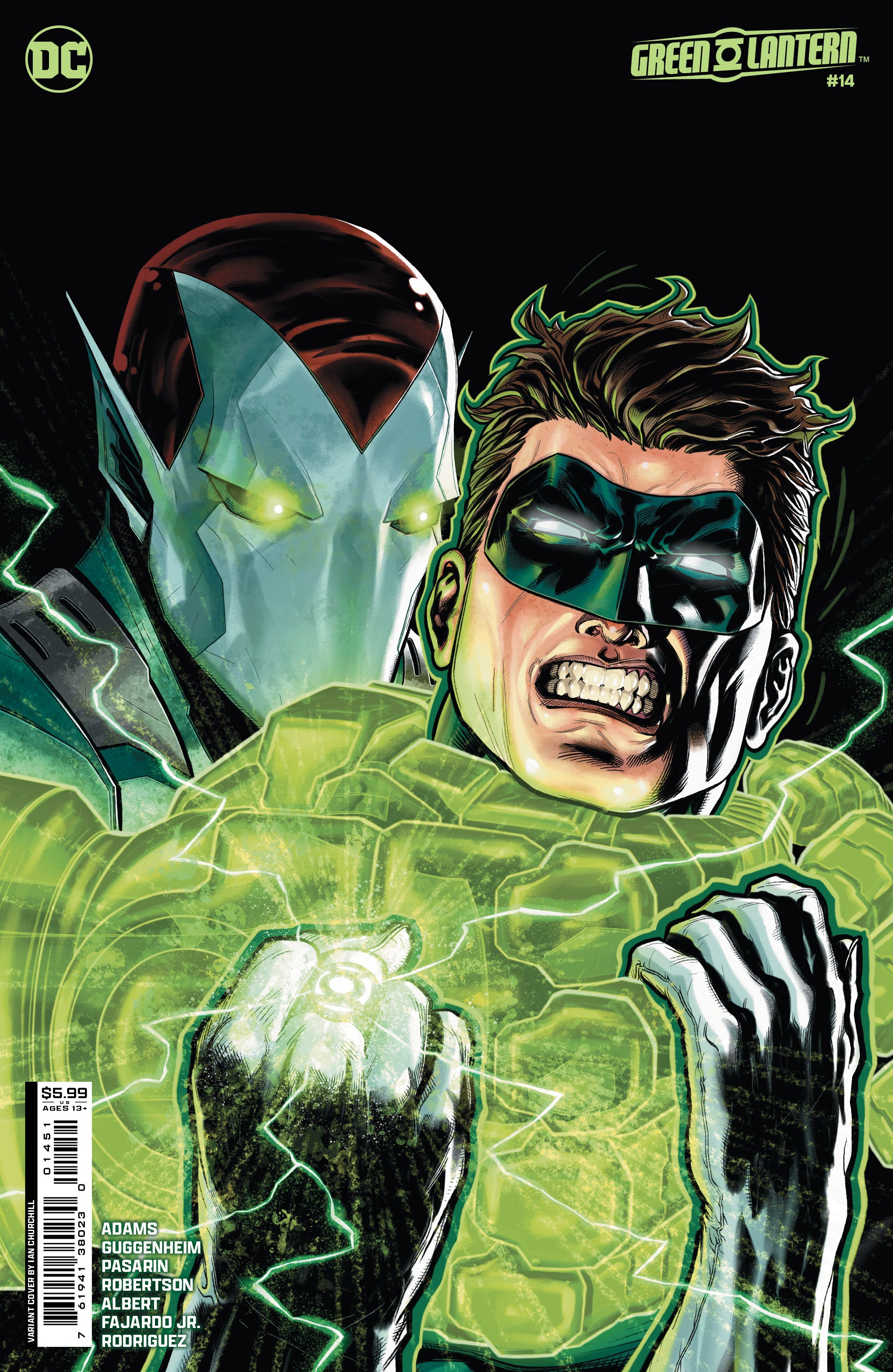 GREEN LANTERN (2023) #14 CVR C IAN CHURCHILL CARD STOCK VAR (ABSOLUTE POWER)