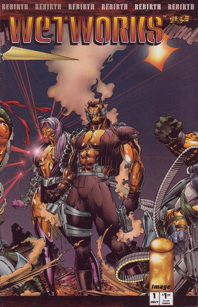 WETWORKS (1994) #1 WRAP COVER