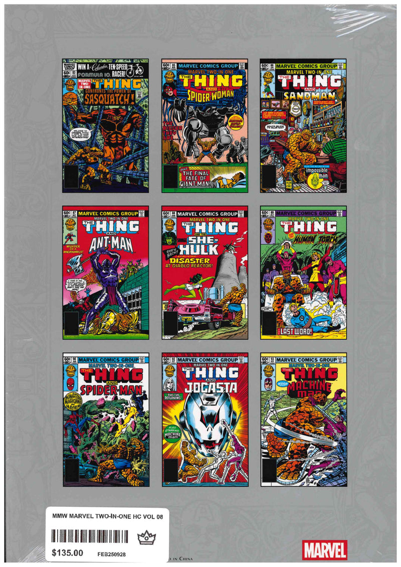 MMW MARVEL TWO-IN-ONE HC VOL 08 - DAMAGED IN TRANSIT (SEE NOTES)