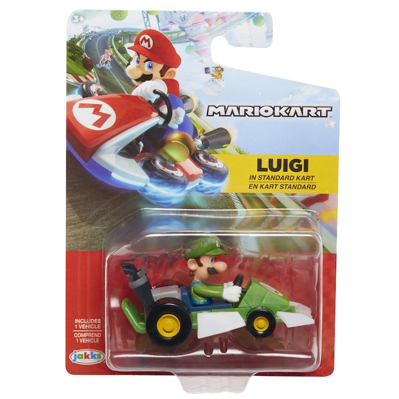 WORLD OF NINTENDO SUPER MARIO LUIGI IN STANDARD KART RACER DIECAST CAR