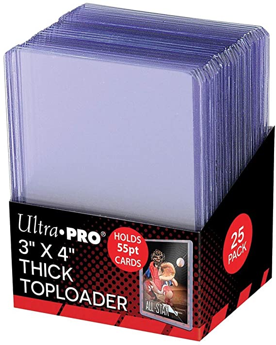 ULTRA PRO 3X4 CLEAR ACTION PACKED TOPLOADER (55PT)