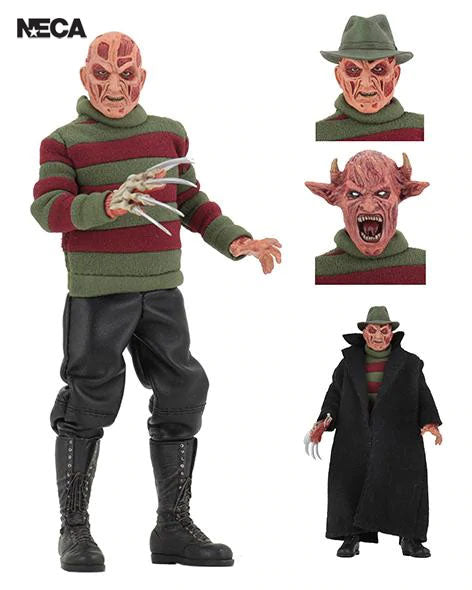 NIGHTMARE ON ELMS STREET FREDDY 8IN CLOTHED FIGURE AF
