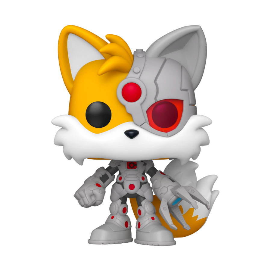 POP JUSTICE LEAGUE X SONIC THE HEDGEHOG TAILS AS CYBORG FIG