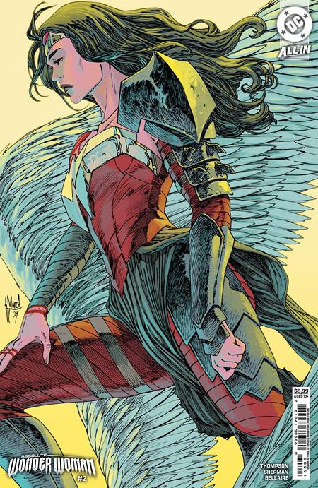 ABSOLUTE WONDER WOMAN (2024) #2 SECOND PRINTING CVR B GUILLEM MARCH CARD STOCK VAR