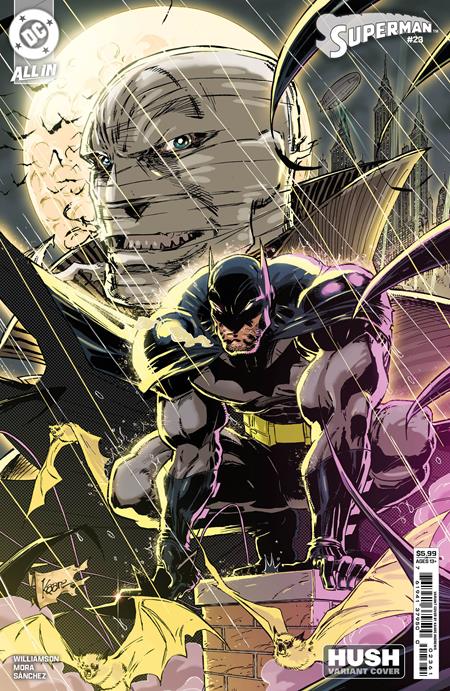 SUPERMAN (2023) #23 CVR E KAARE ANDREWS HUSH CARD STOCK VAR