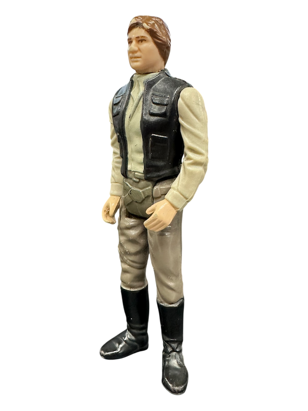 1984 KENNER STAR WARS HAN SOLO (IN TRENCH COAT) FIGURE NO ACCESSORIES