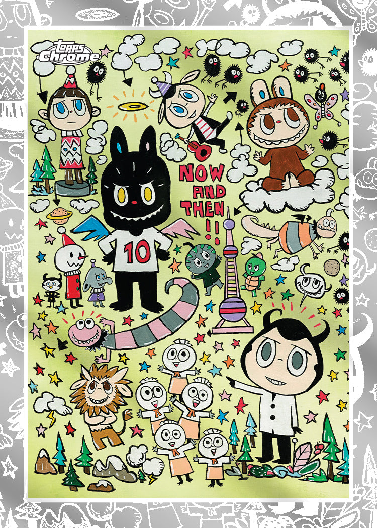 2025 TOPPS CHROME LABUBU THE MONSTERS 10TH ANNIVERSARY HOBBY BOX