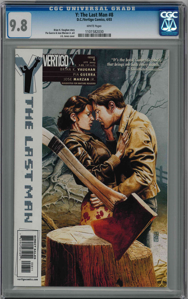CGC Y: THE LAST MAN (2002) #8 (9.8)