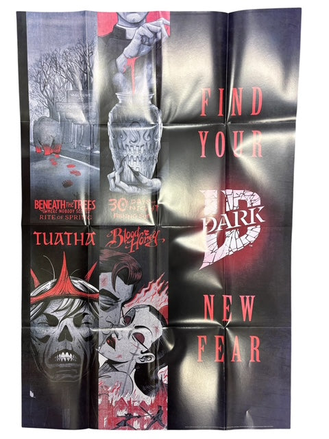 IDW DARK DOUBLE SIDED FOLDED PROMO POSTER