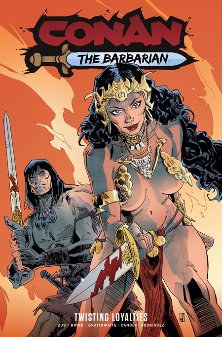 CONAN THE BARBARIAN TP VOL 05 TWISTING LOYALTIES DIRECT MARKET EDITION DEAN KOTZ CVR