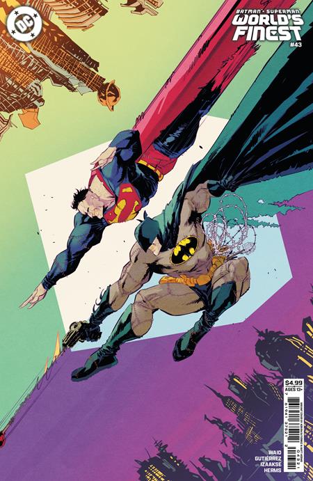 BATMAN SUPERMAN WORLDS FINEST (2022) #43 CVR C ADRIAN GUTIERREZ CARD STOCK VAR