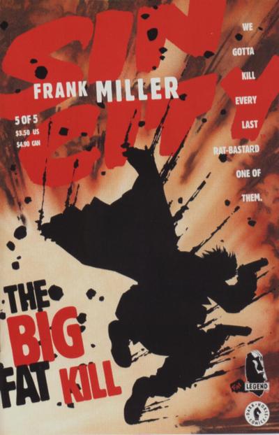 SIN CITY THE BIG FAT KILL (1994) - SET OF FIVE