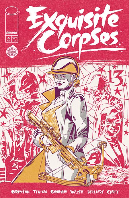 EXQUISITE CORPSES (2025) #4 CVR C MICHAEL WALSH POLYBAGGED & PLAYING CARD VAR