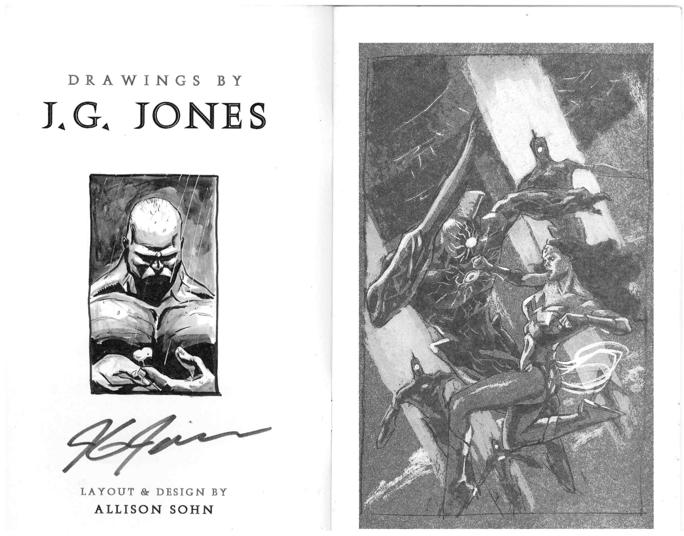 *SIGNED* JG JONE SKETCHBOOK VOL 02 (2006)