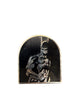 VINTAGE DC COMICS  BATMAN PROFILE ARCH METAL BADGE (1989)