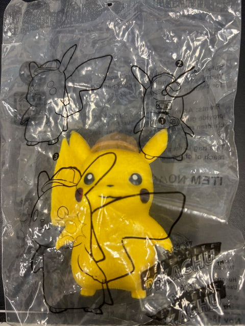 HUNGRY JACKS DETECTIVE PIKACHU MEAL TOY (2018/2019) - UNOPENED SET OF FIVE