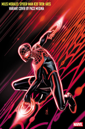 MILES MORALES SPIDER-MAN (2022) #39 PACO MEDINA TRON ARES VAR