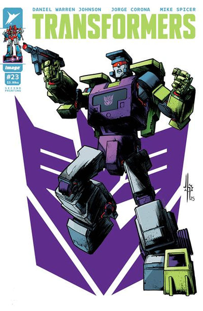 TRANSFORMERS (2023) #23 2ND PTG CVR A JASON HOWARD DECEPTICON VAR