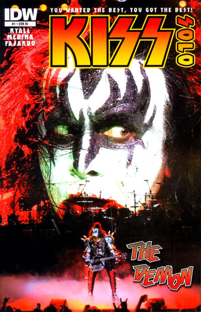 KISS SOLO (2013) #1 THE DEMON 10 COPY INCV PHOTO VAR