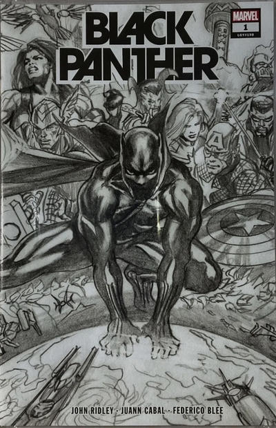 BLACK PANTHER (2022) #1 2ND PTG ALEX ROSS SKETCH VAR