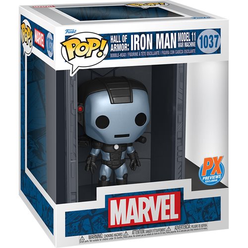 POP DELUXE MARVEL HALL OF ARMOR MK11 WAR MACHINE PX VIN FIG