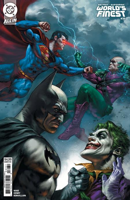 BATMAN SUPERMAN WORLDS FINEST (2022) #39 CVR B LUCIO PARRILLO CARD STOCK VAR (WE ARE YESTERDAY)