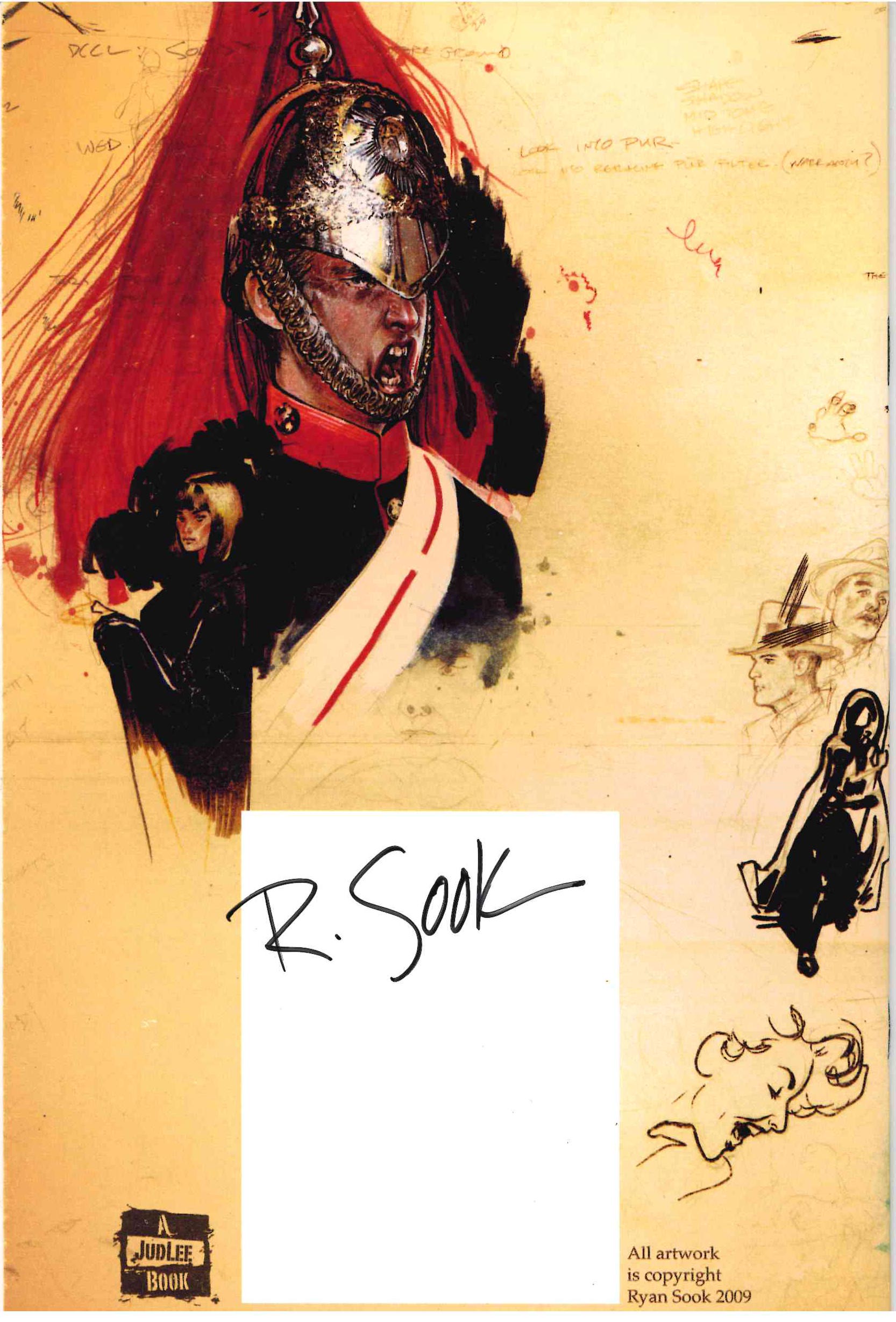 *SIGNED* RYAN SOOK PRELIMINATI VOL 1 SKETCHBOOK (2009) - LIMITED #120/500