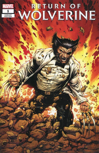 RETURN OF WOLVERINE (2018) #1 MCNIVEN PATCH COSTUME COVER