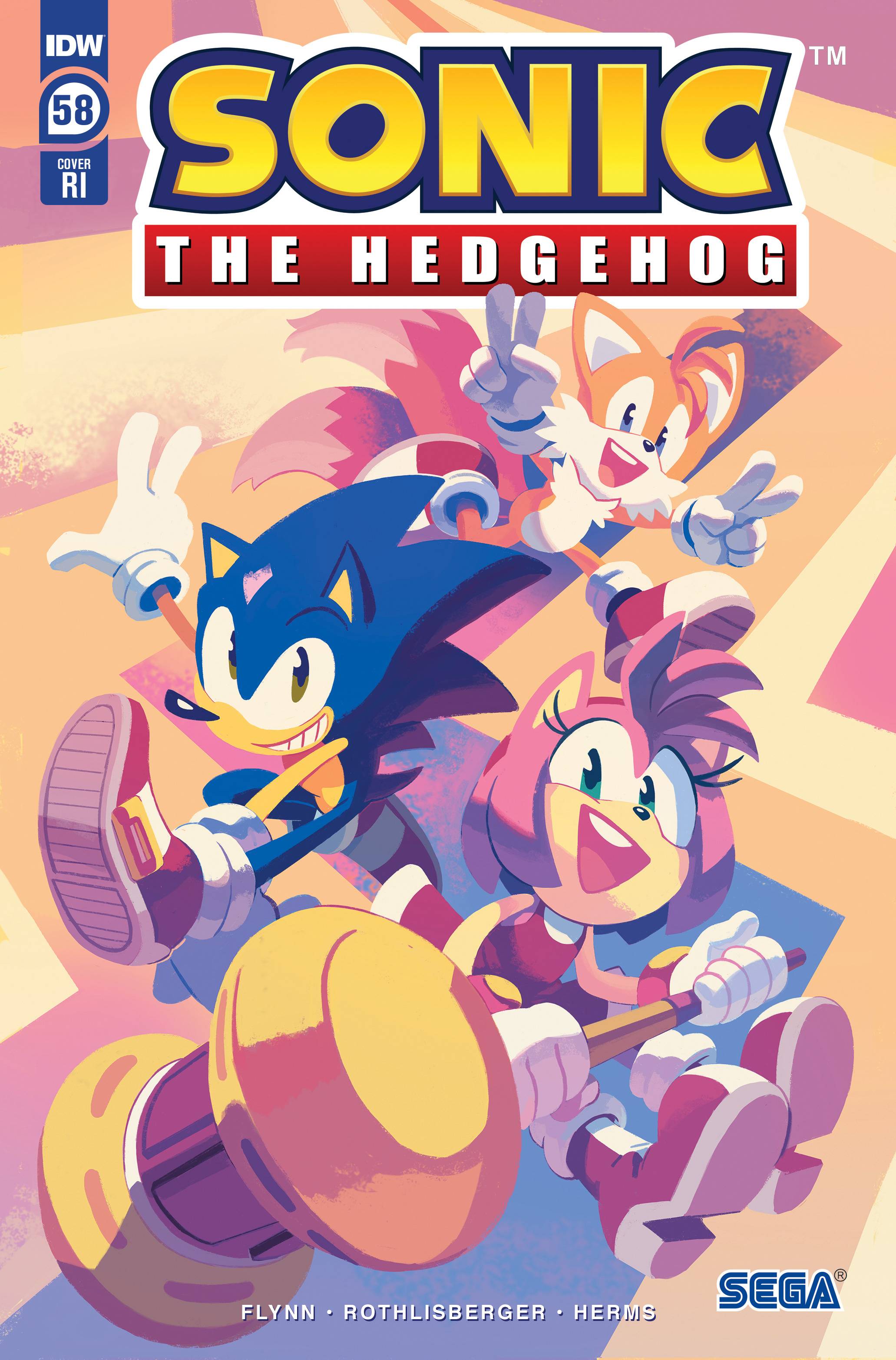 SONIC THE HEDGEHOG VOL 3 (2018) #58 CVR C 10 COPY INCV FOURDRAINE