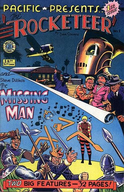 PACIFIC PRESENTS (1982) #1 (DAVE STEVENS ROCKETEER) (VF/NM)