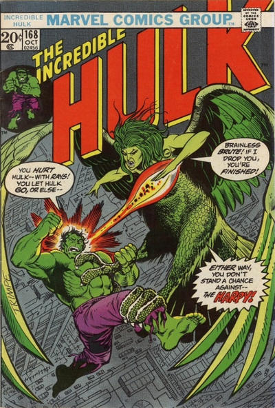 INCREDIBLE HULK (1962) #168 (VG)