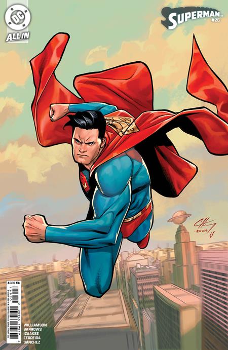 SUPERMAN (2023) #26 CVR F INC 1:25 CLAYTON HENRY CARD STOCK VAR