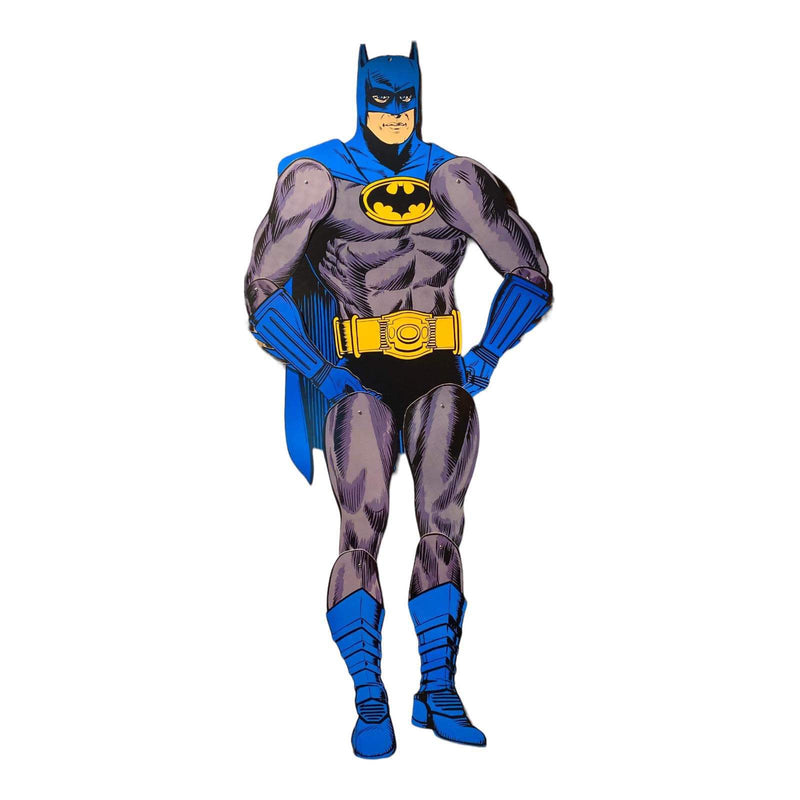BATMAN 1989 HERO LIFE SIZE CARDBOARD HANG-UP CUT OUT