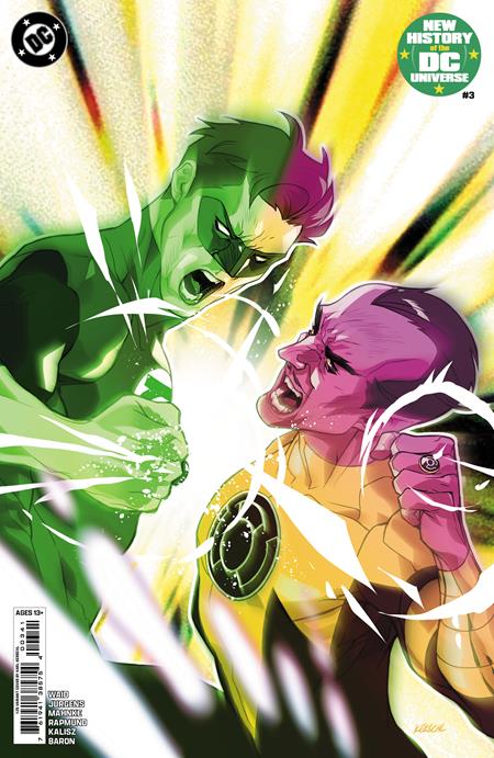 NEW HISTORY OF THE DC UNIVERSE (2025) #3 CVR G INC 1:25 KARL KERSCHL CARD STOCK VAR