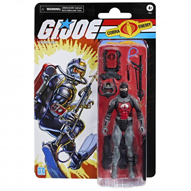 GI JOE CLASSIFIED SERIES RETRO CARDBACK COBRA EEL AF