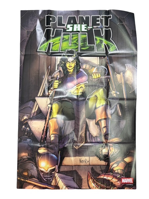 PLANET SHE-HULK (2025) #1 FOLDED PROMO POSTER