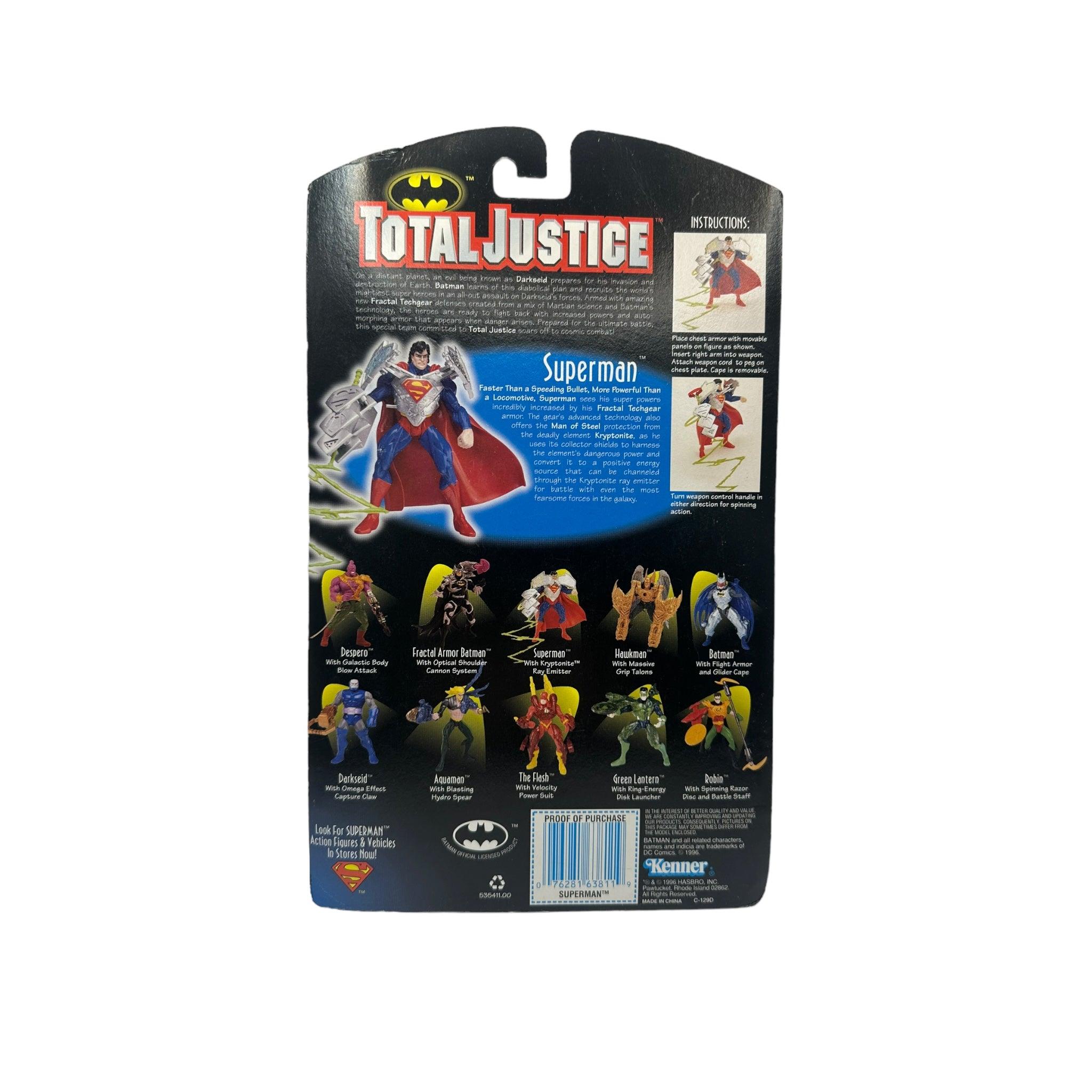 1996 KENNER TOTAL JUSTICE SUPERMAN AF - Kings Comics