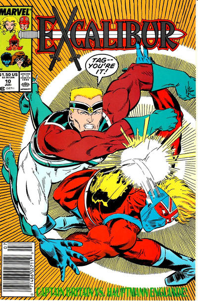 EXCALIBUR (1988) #10 NEWSSTAND EDITION