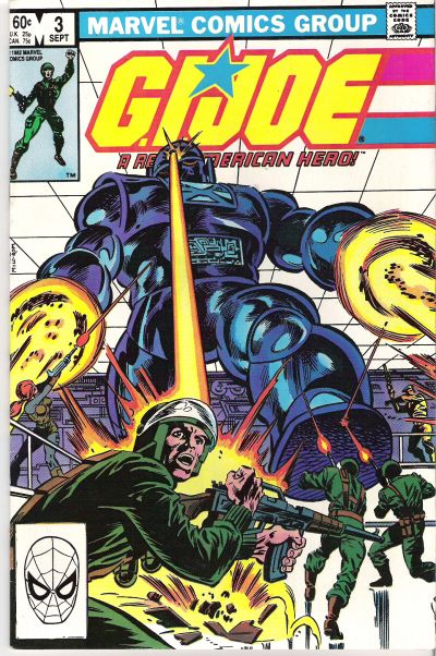 GI JOE A REAL AMERICAN HERO (1982) #3 - FIRST PRINTING