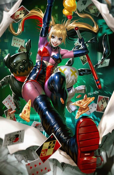 HARLEY QUINN (2021) #62 CVR D DERRICK CHEW CARD STOCK VAR