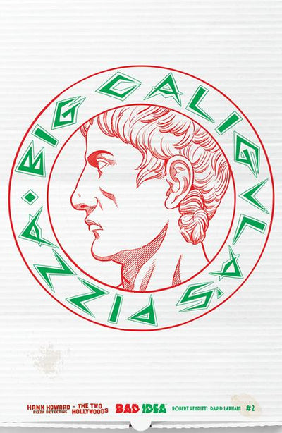 HANK HOWARD PIZZA DETECTIVE THE TWO HOLLYWOODS (2026) #2 CVR C DAVID LAPHAM PIZZA BOX DESIGN