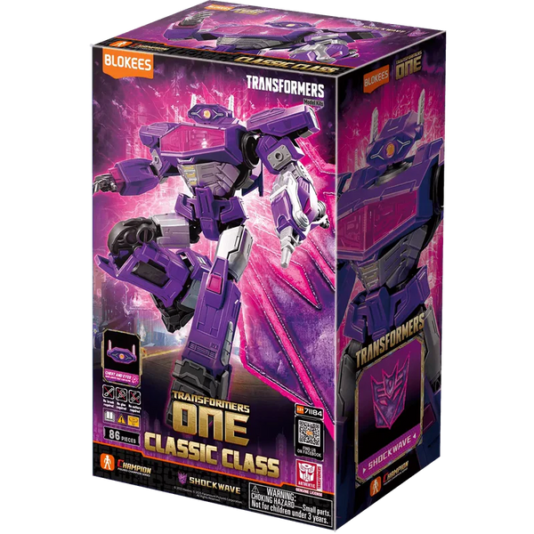 BLOKEES TRANSFORMERS ONE CLASSIC CLASS SHOCKWAVE MODEL