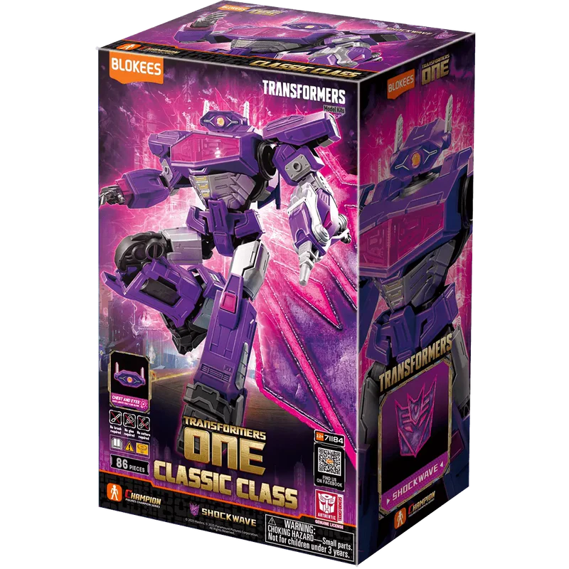 BLOKEES TRANSFORMERS ONE CLASSIC CLASS SHOCKWAVE MODEL