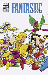 FANTASTIC FOUR (2022) #31 CHRIS GIARRUSSO MARVEL UNIVERSE CONNECTING VAR A