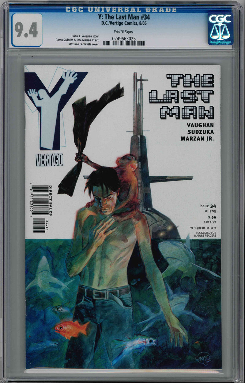 CGC Y: THE LAST MAN (2002) #34 (9.4)