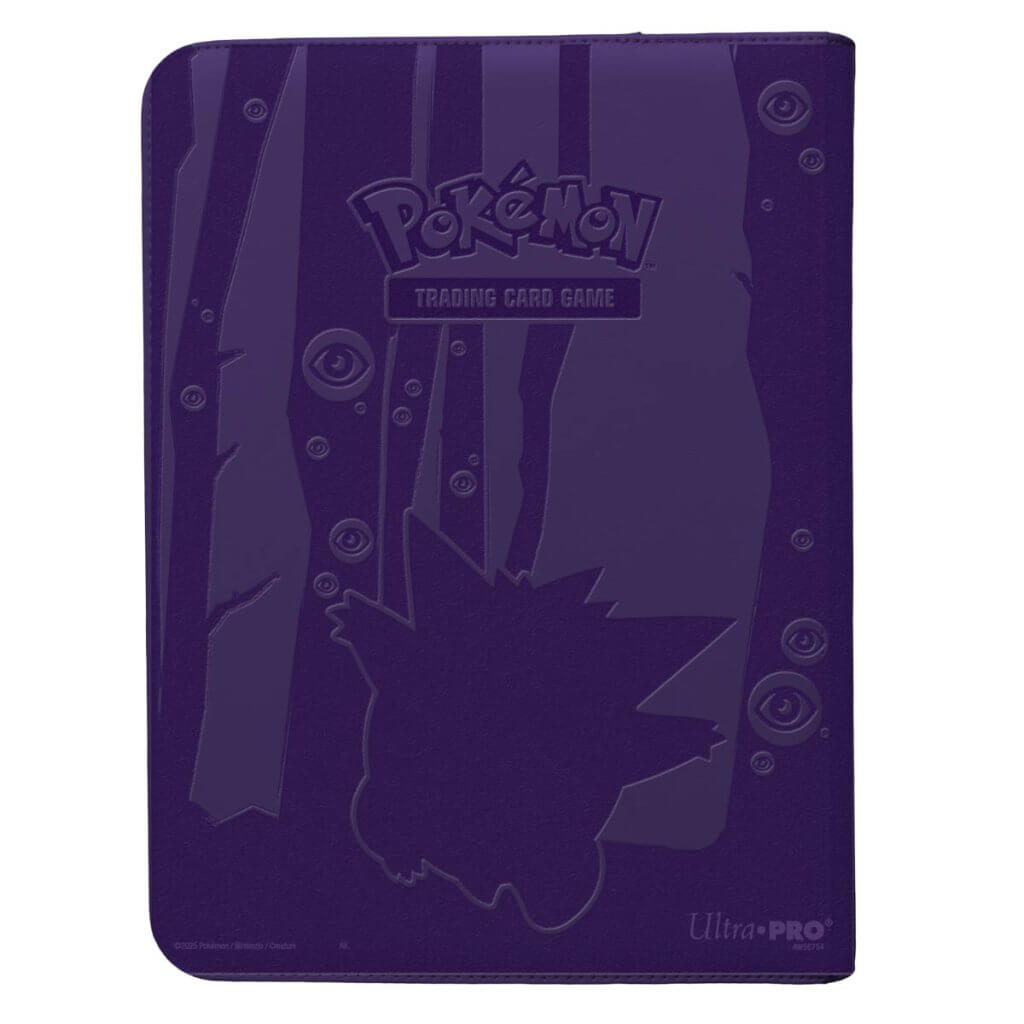 ULTRA PRO POKEMON ELITE GENGAR 9 POCKET PORTFOLIO ZIP BINDER