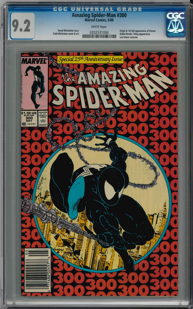 AMAZING SPIDER-MAN (1963) #300 CGC 9.2 - NEWSSTAND