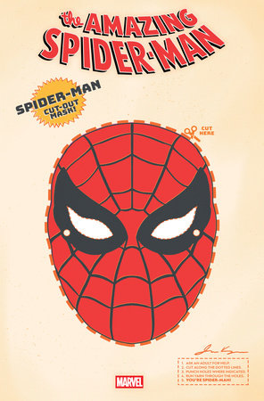 AMAZING SPIDER-MAN (2025) #11 RETRO HALLOWEEN MASK VAR