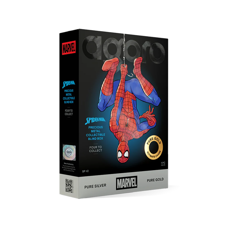SPIDER-MAN - TRANSFORMERS 1/2 oz SILVER COIN BLIND BOX